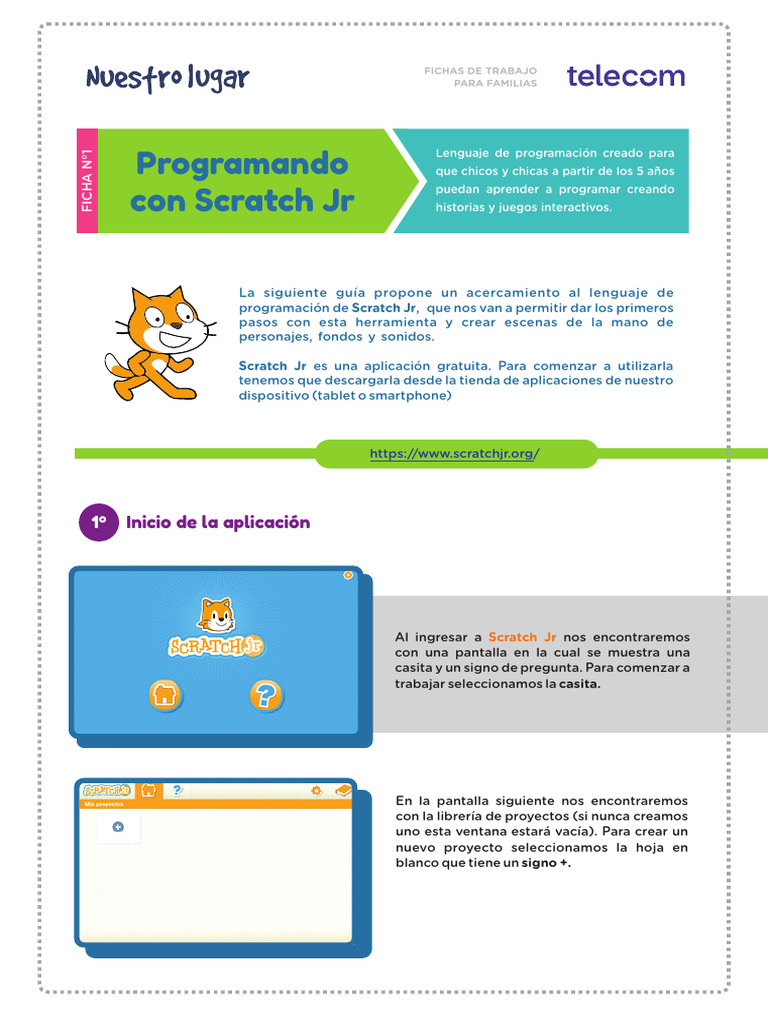 Introducción a Scratch Jr para Niños | PDF | Scratch (lenguaje de ...