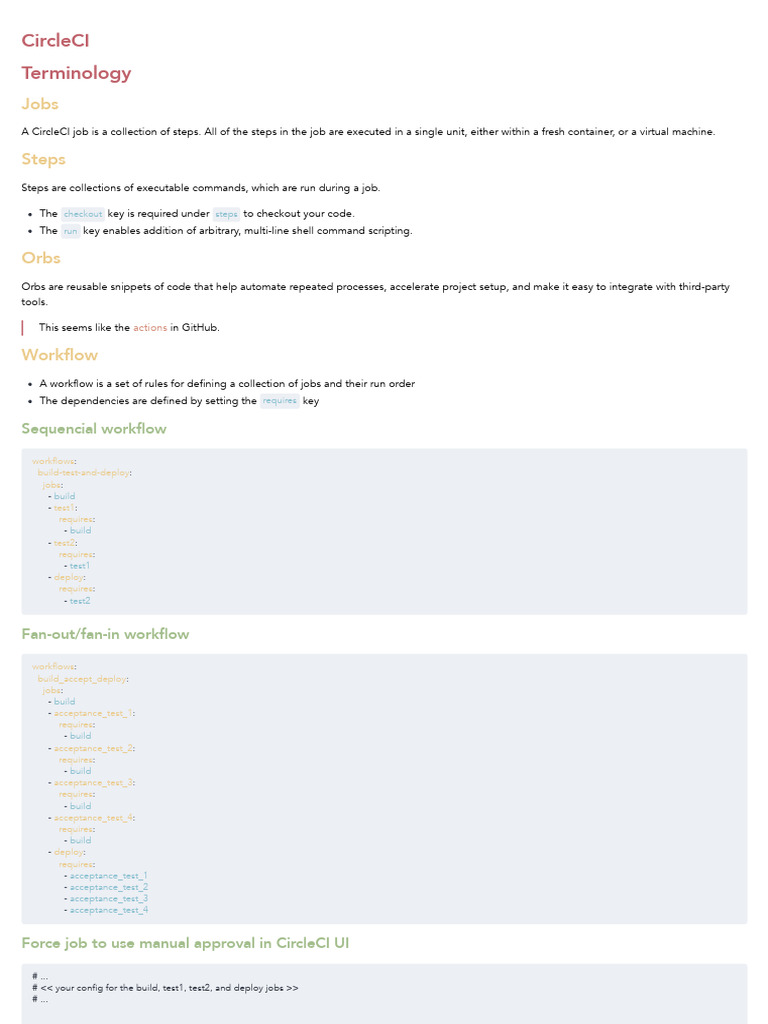 CircleCI | PDF | Parameter (Computer Programming) | Variable (Computer ...