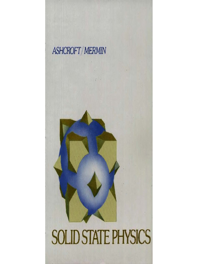 Ashcroft Mermin 2 | PDF