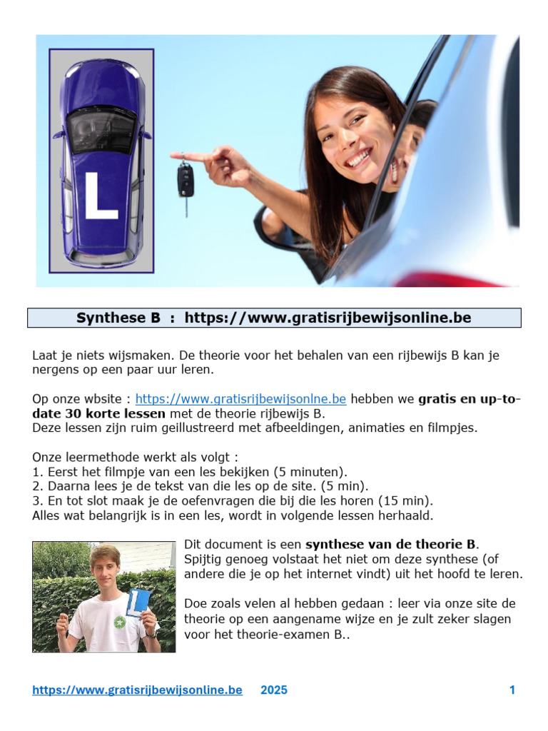 Rijbewijs theorie boek | PDF