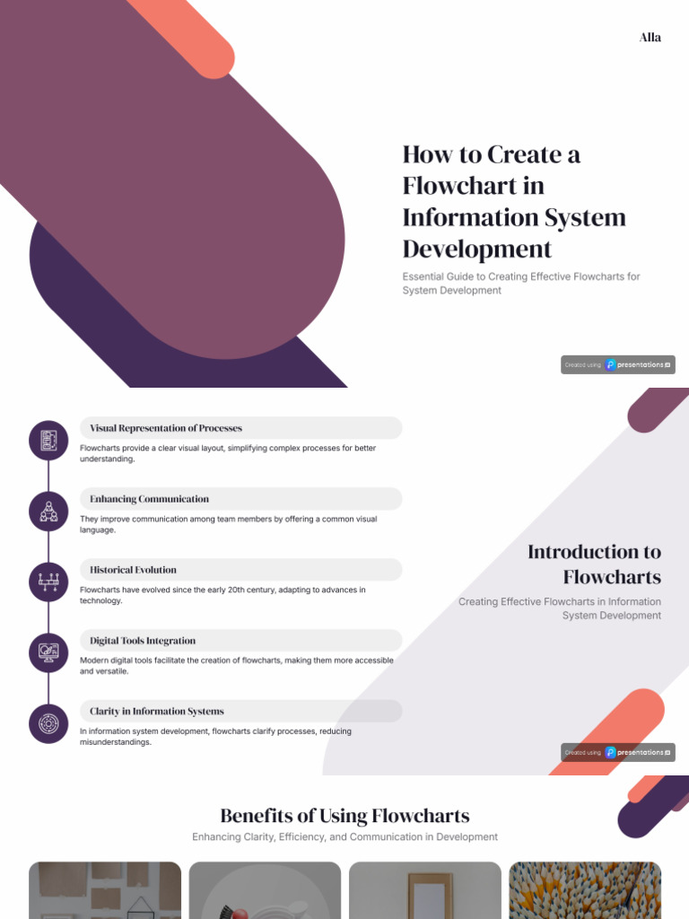 Creating Flowcharts in Information System Development (1) | PDF