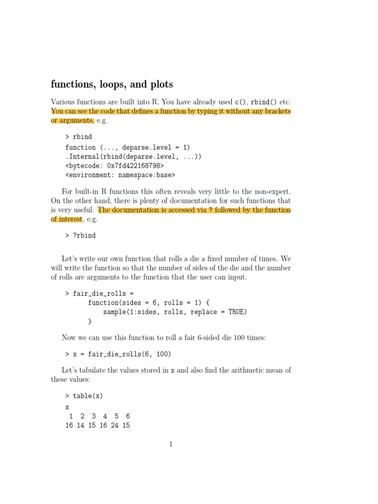 Functions Loops Plots Lab 2-3 | PDF | Function (Mathematics) | Computer ...