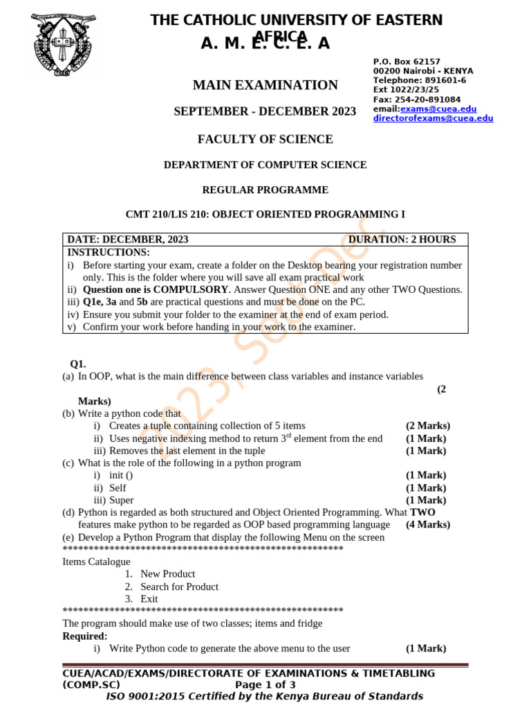 OOP 4 | PDF | Class (Computer Programming) | Object Oriented Programming