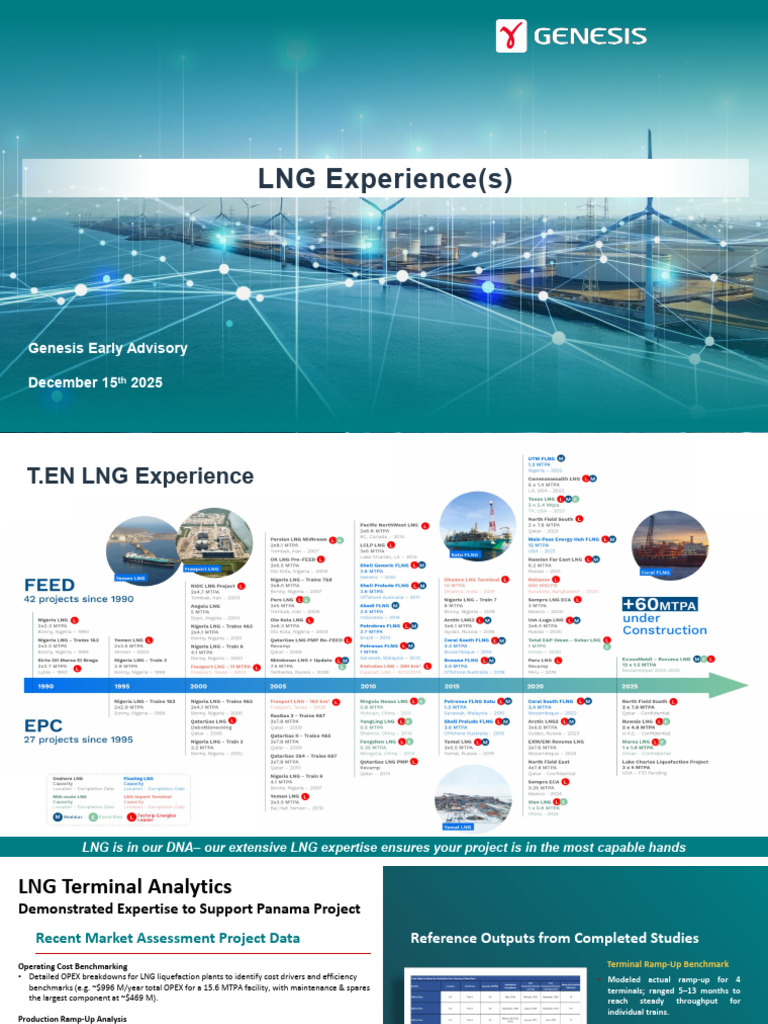LNG Project Insights for Panama | PDF | Liquefied Natural Gas | Methodology