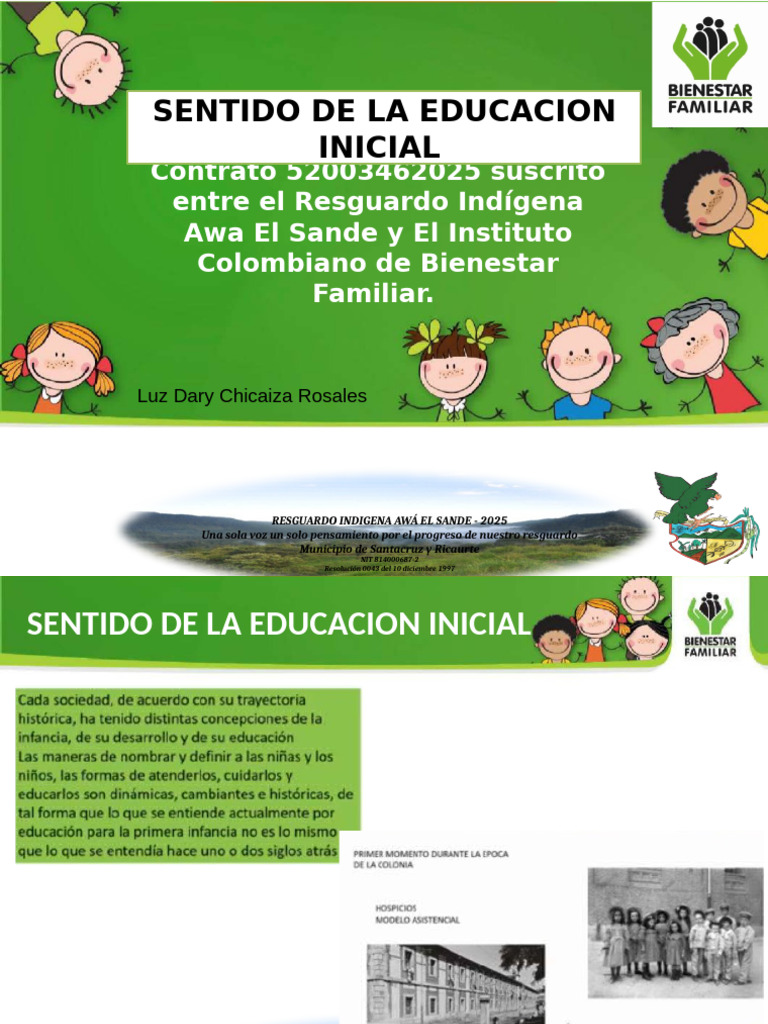 Presentacion Educacion Inicial | PDF | Educación de la primera infancia ...