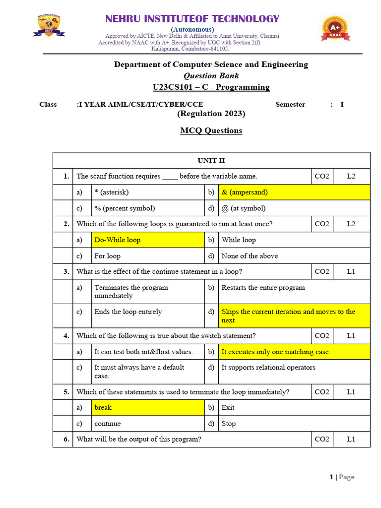 Unit 2 - QB Answers DK DK Ka en Na Seri Ka Criminals | PDF | Computer ...