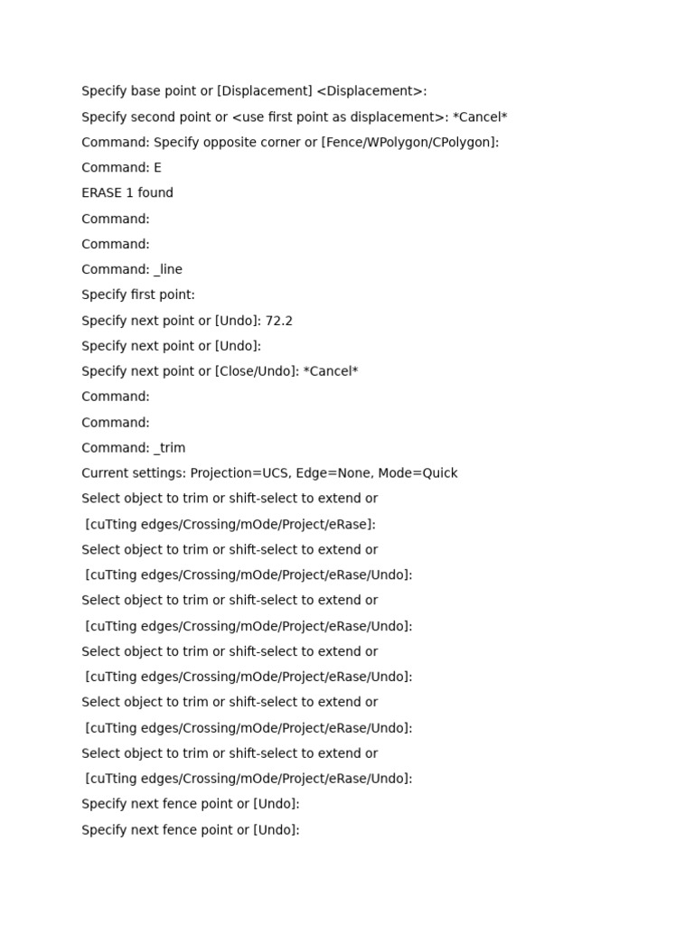 AutoCAD Command Usage Guide | PDF | Polygon | Angle