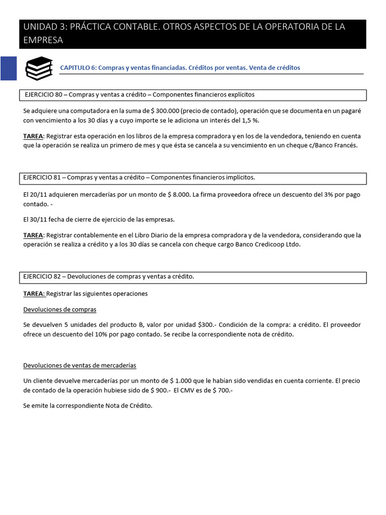 Contabilidad I: Actividades y Ejercicios 2025 | PDF | Interés | Bancos