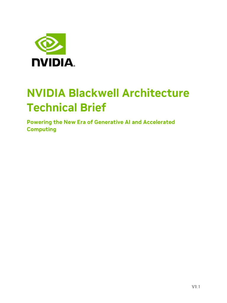Nvidia RTX Blackwell Gpu Architecture | PDF