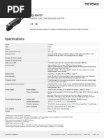 Keyence GS-11PC Sensor Data Sheet | PDF | Bipolar Junction Transistor ...
