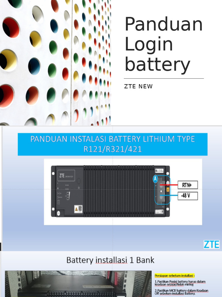 ZTE Battery Device Management Guide | PDF