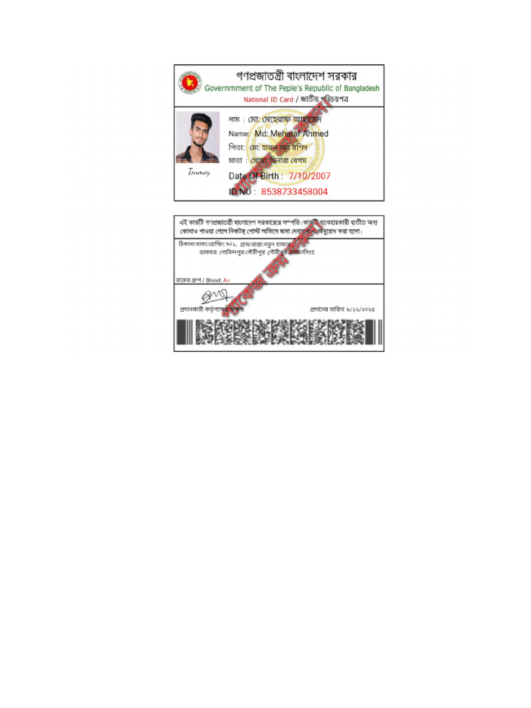 Nid Card | PDF