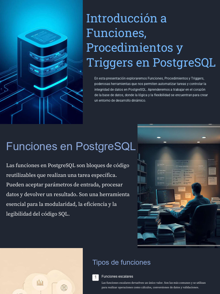 Funciones y Triggers en PostgreSQL | PDF | Informática | Ingeniería de ...