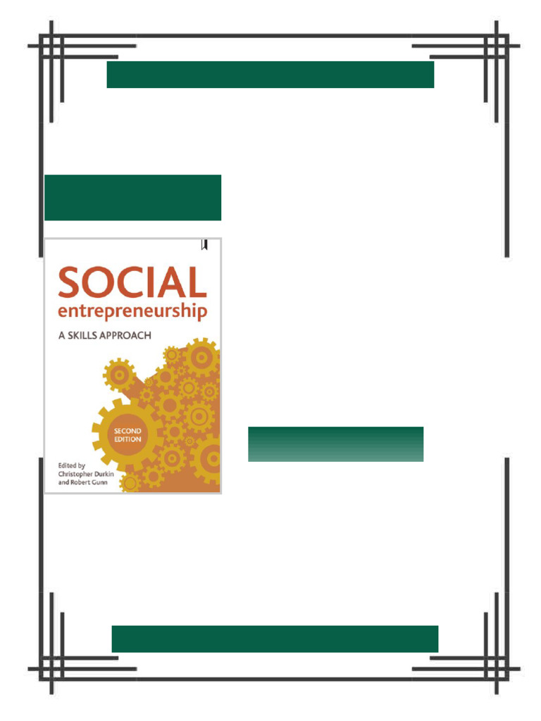 66187 | PDF | Social Enterprise | Social Entrepreneurship