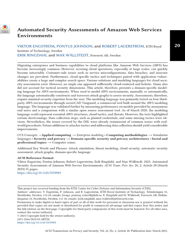 AWS Security Assessment Automation | PDF | Cloud Computing | Computer ...
