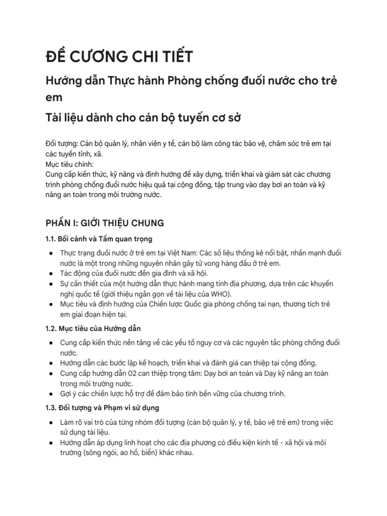 DP Manual - Outline | PDF