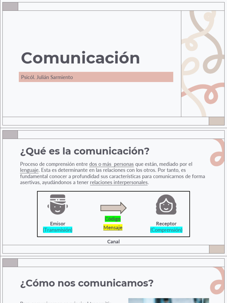 Claves para una Comunicación Efectiva | PDF | Comunicación no verbal ...