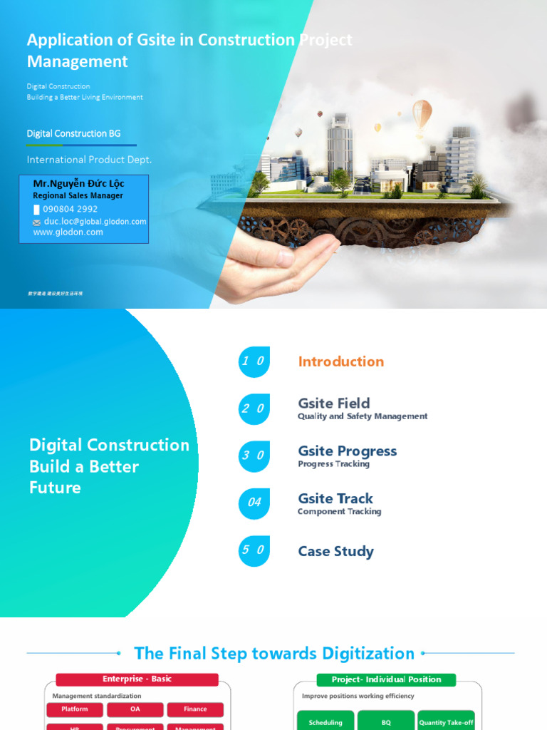 Gsite: Optimizing Construction Management | PDF | Building Information ...