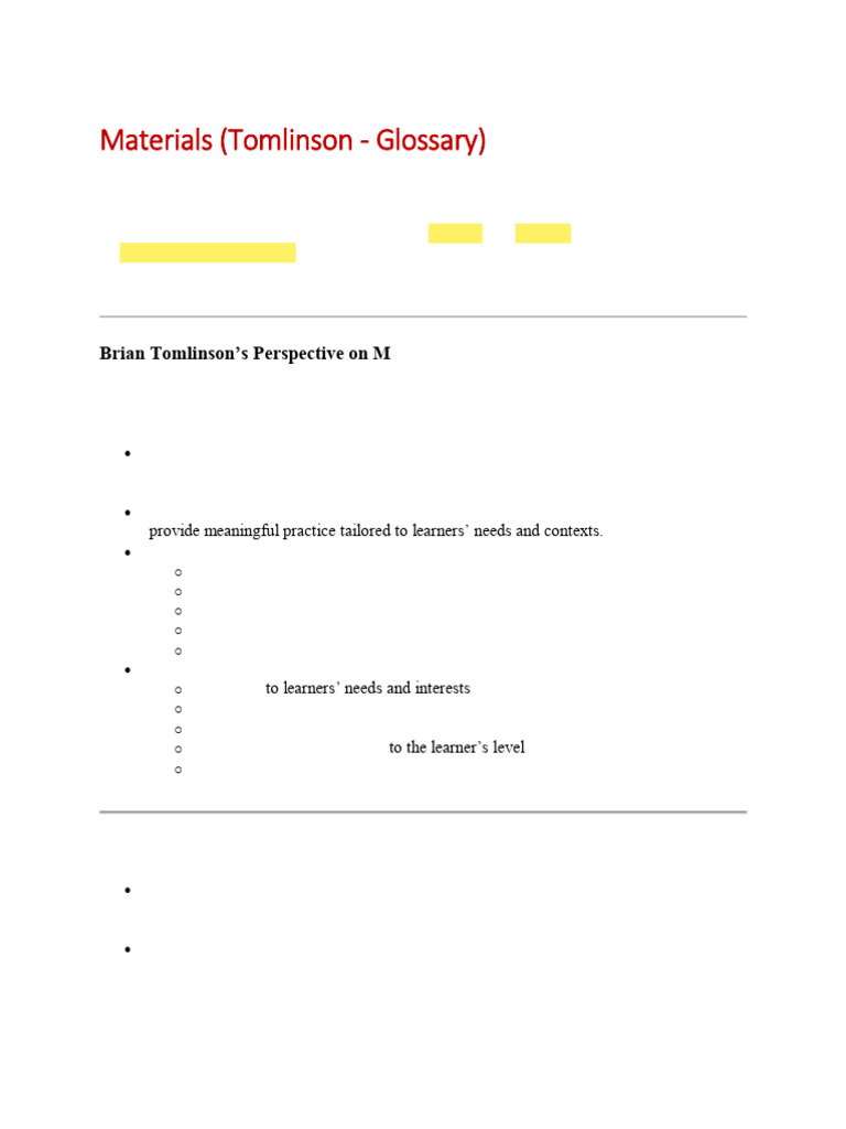 Understanding Materials in Language Teaching | PDF | Learning | Evaluation