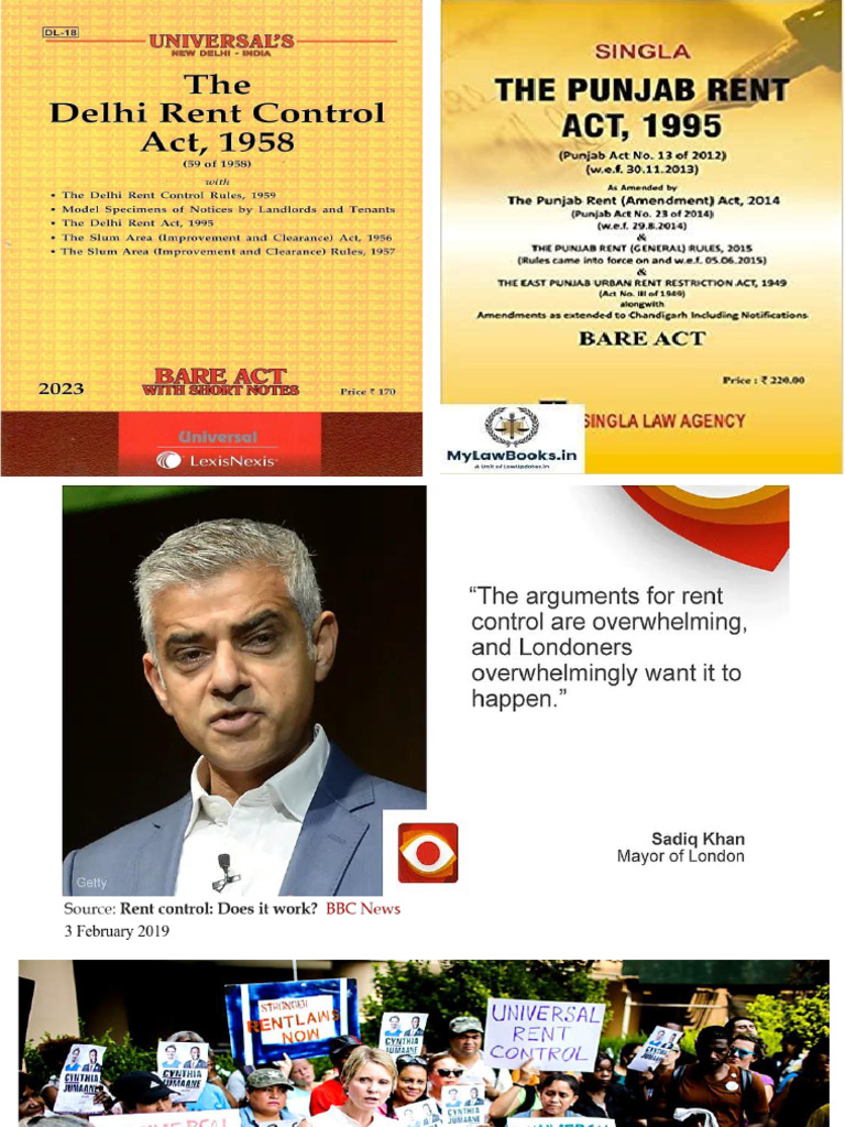 Rent Control Act - Law | PDF