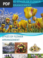 Eight Basic Flower Arranging Designs | PDF | Flowers | Foam