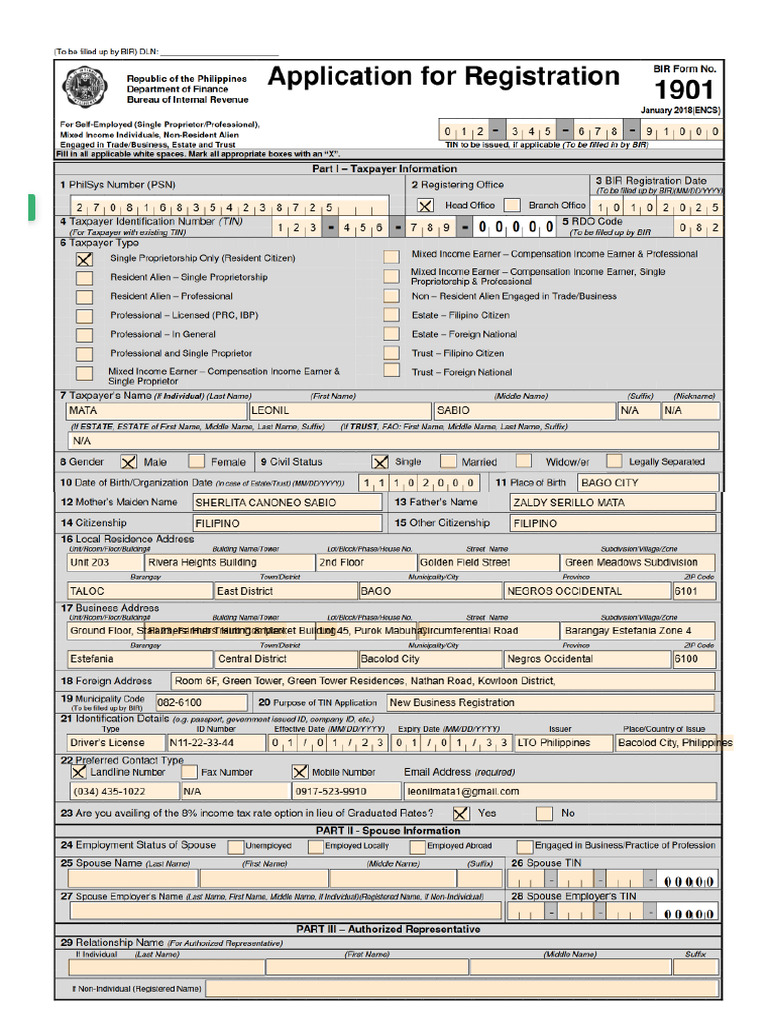 Bir Form | PDF