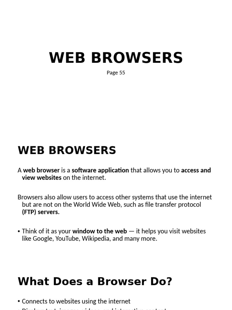 10.software (WEB BROWSERS) | PDF