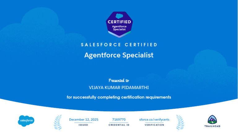 Salesforce Certification Verification Guide | PDF