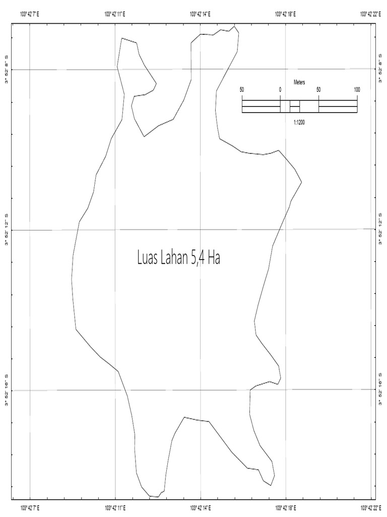 Peta & Koordinat Survey Lahan 6 Nov 2025 - 5,4 Ha | PDF
