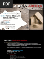 TALLERES Modelado en Arcilla.