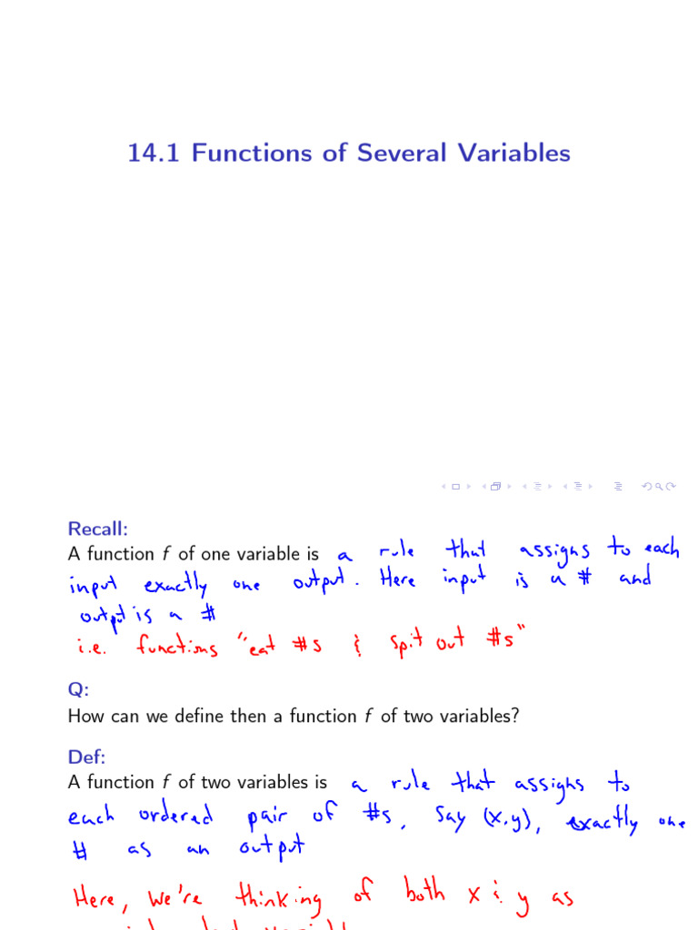 Understanding Functions of Two Variables | PDF