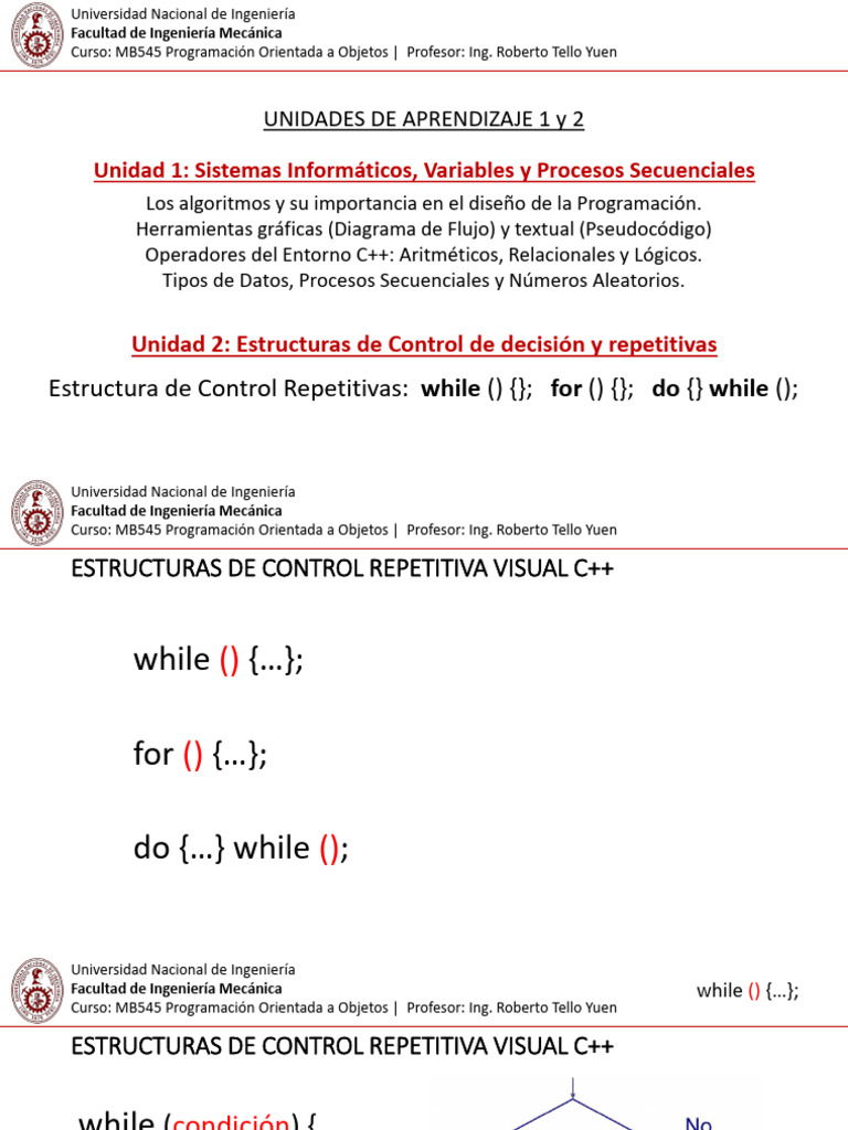 Programación en C++: Control y Algoritmos | PDF | C ++ | Ciencias de la ...
