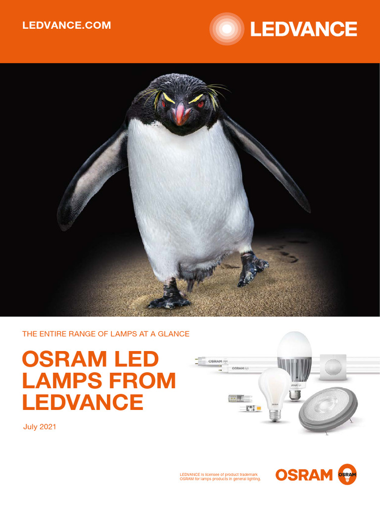 OSRAM LED Lamps Overview by LEDVANCE | PDF | Light Emitting Diode ...