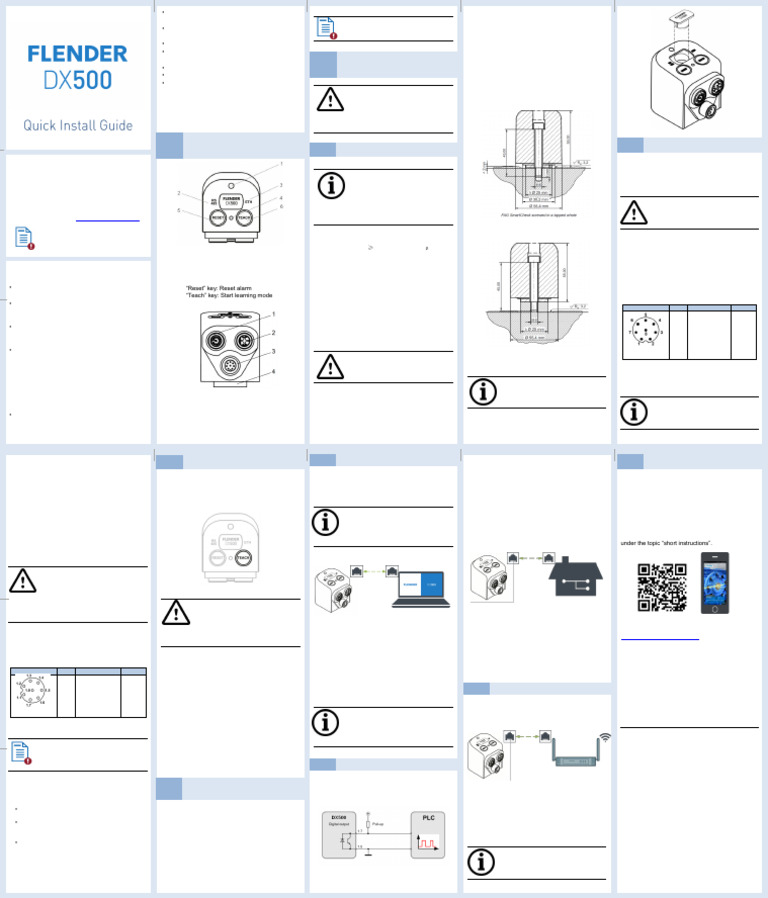 DX500 Quick Installation Guide | PDF | Local Area Network | Electrical ...