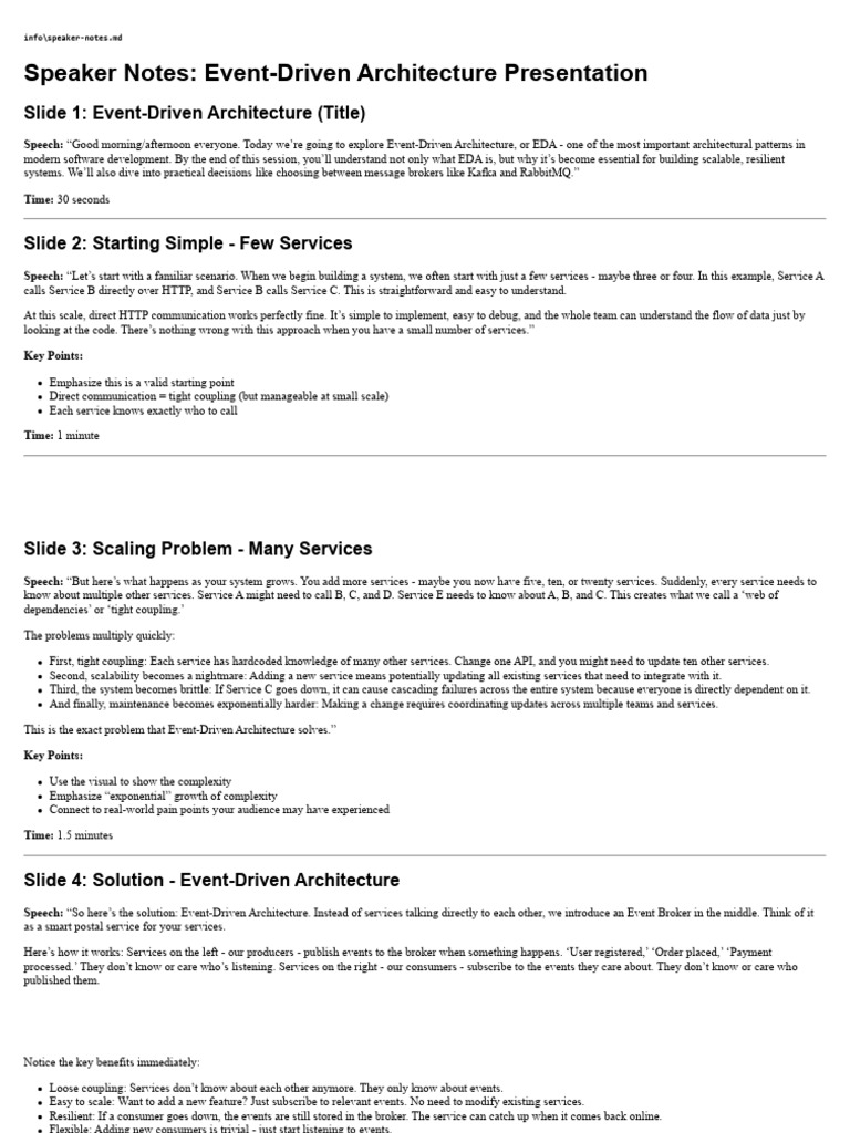 Event-Driven Architecture Explained | PDF | Computing | Information ...