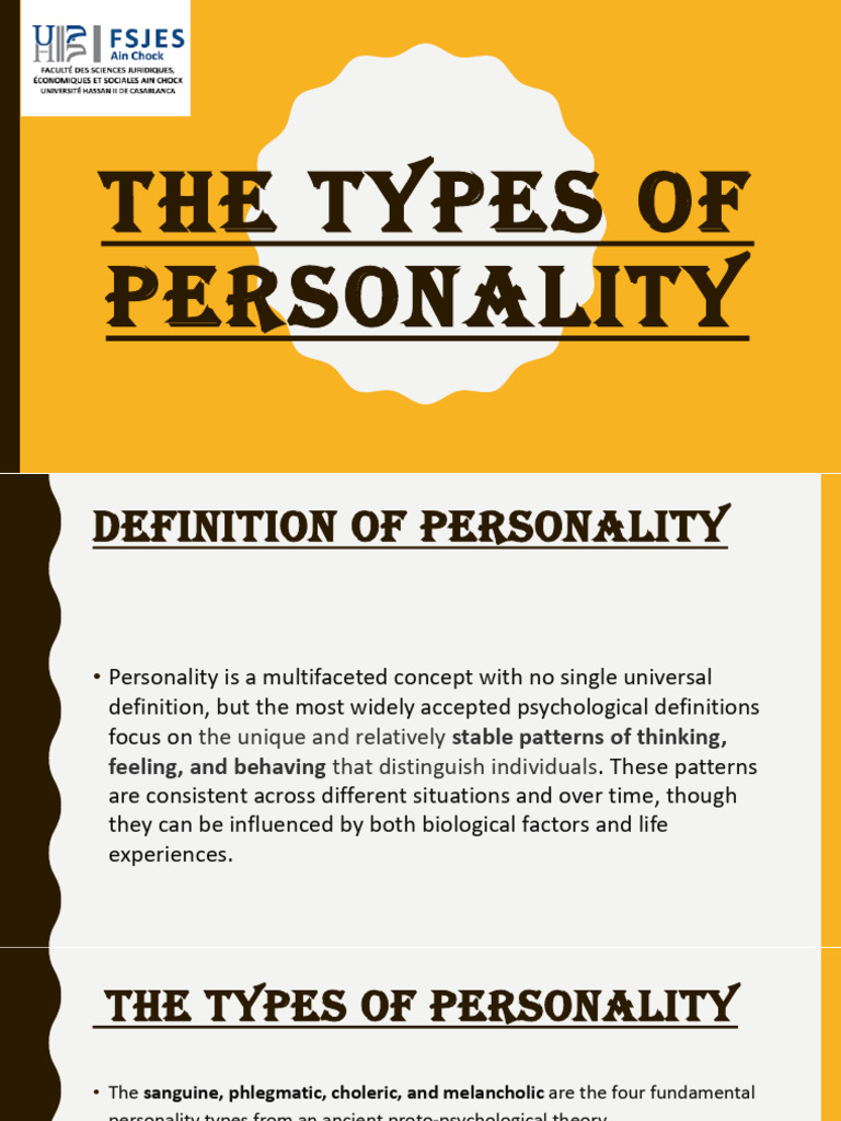 Understanding the Four Personality Types | PDF