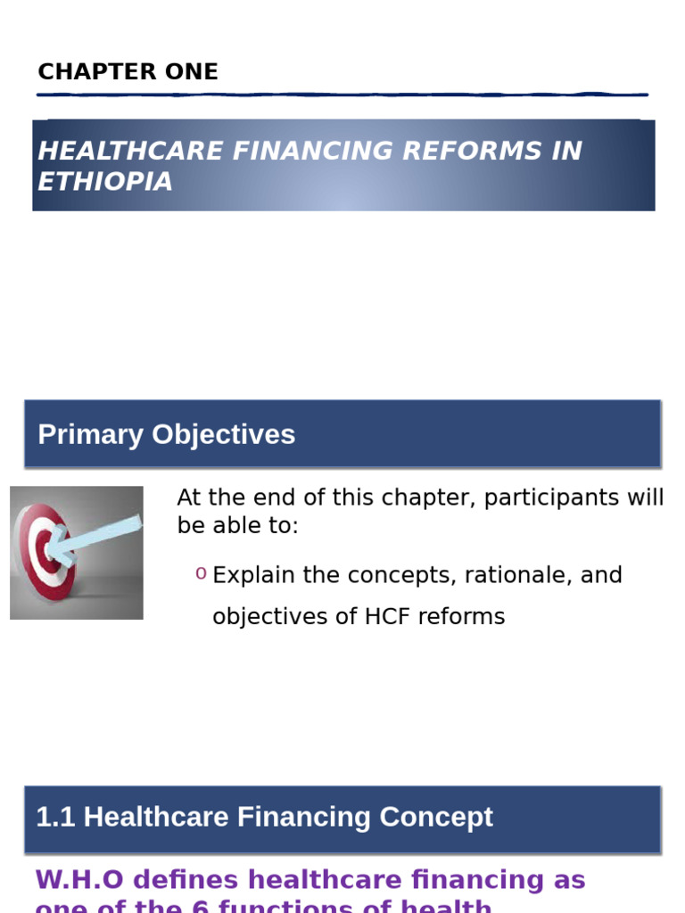 Healthcare Financing Reforms in Ethiopia | PDF | Audit | Outsourcing