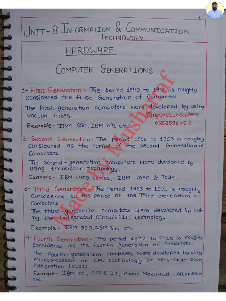 Unit 8 - ICT | PDF