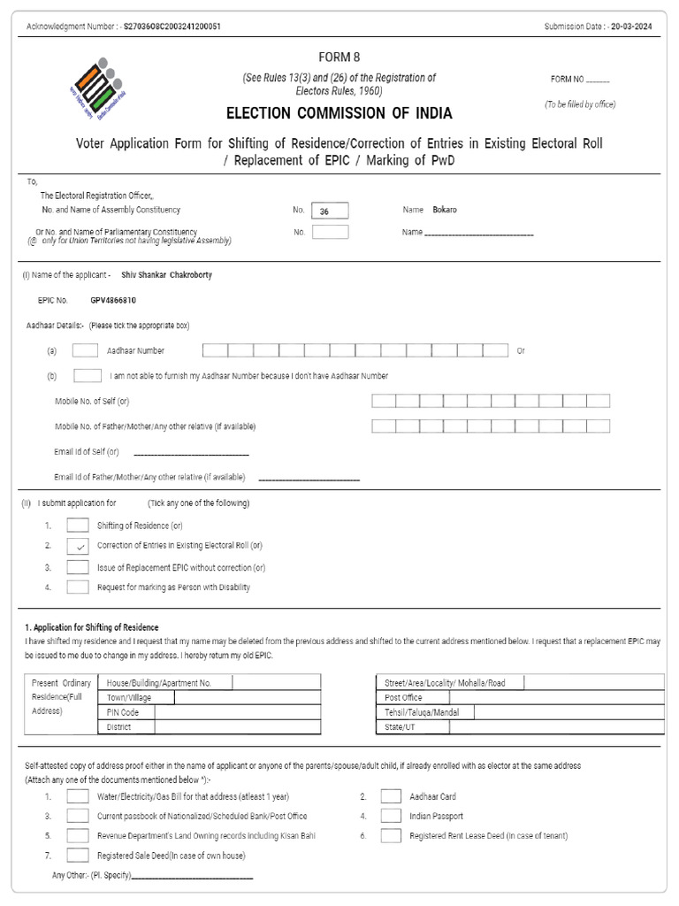 Form8 S27036O8C2003241200051 | PDF