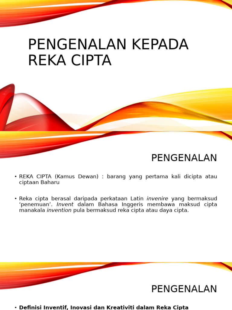 Bab 1 Pengenalan Kepada Reka Cipta | PDF