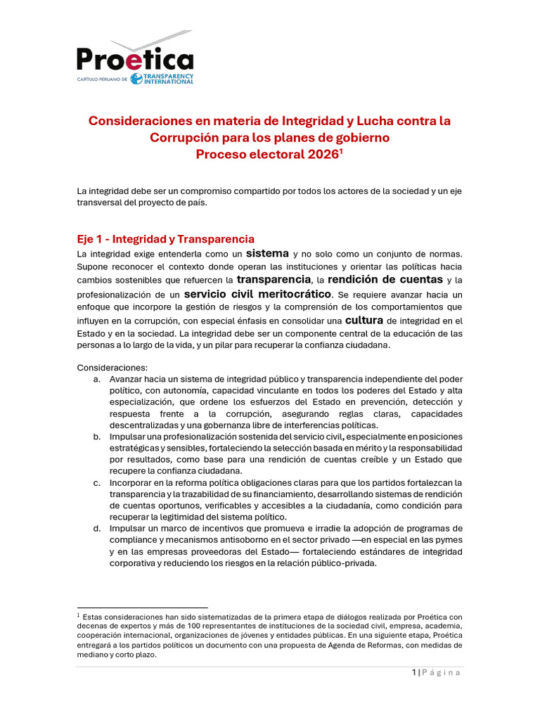 Integridad y Lucha contra la Corrupción 2026 | PDF | Corrupción ...