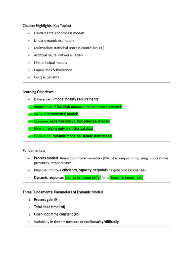 Process Modeling Techniques Overview | PDF | Least Squares | Applied ...