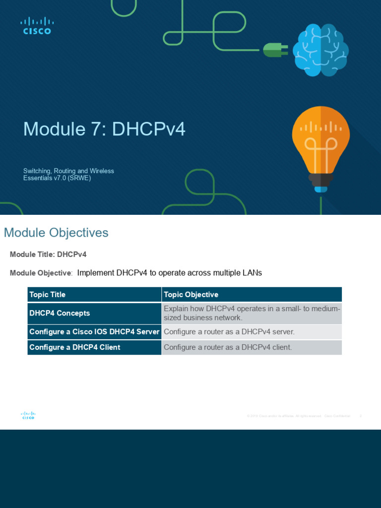 Configure and Implement DHCPv4 | PDF | Ip Address | Telecommunications