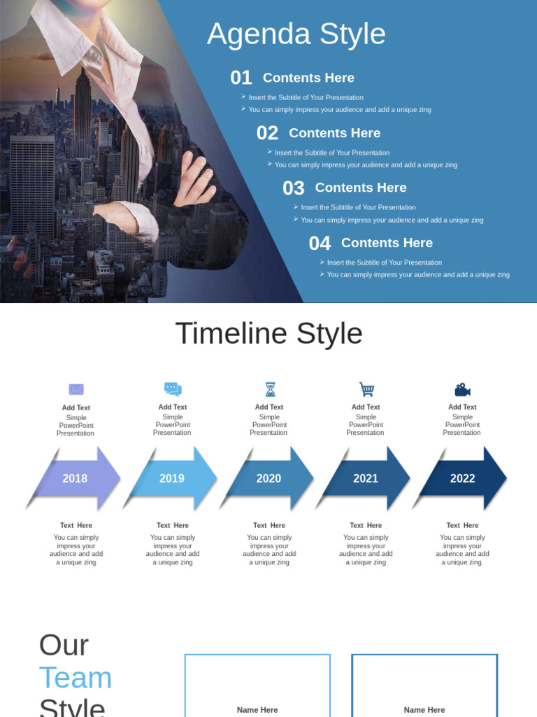 Modern PowerPoint Presentation Template | PDF | Mass Media | New Media