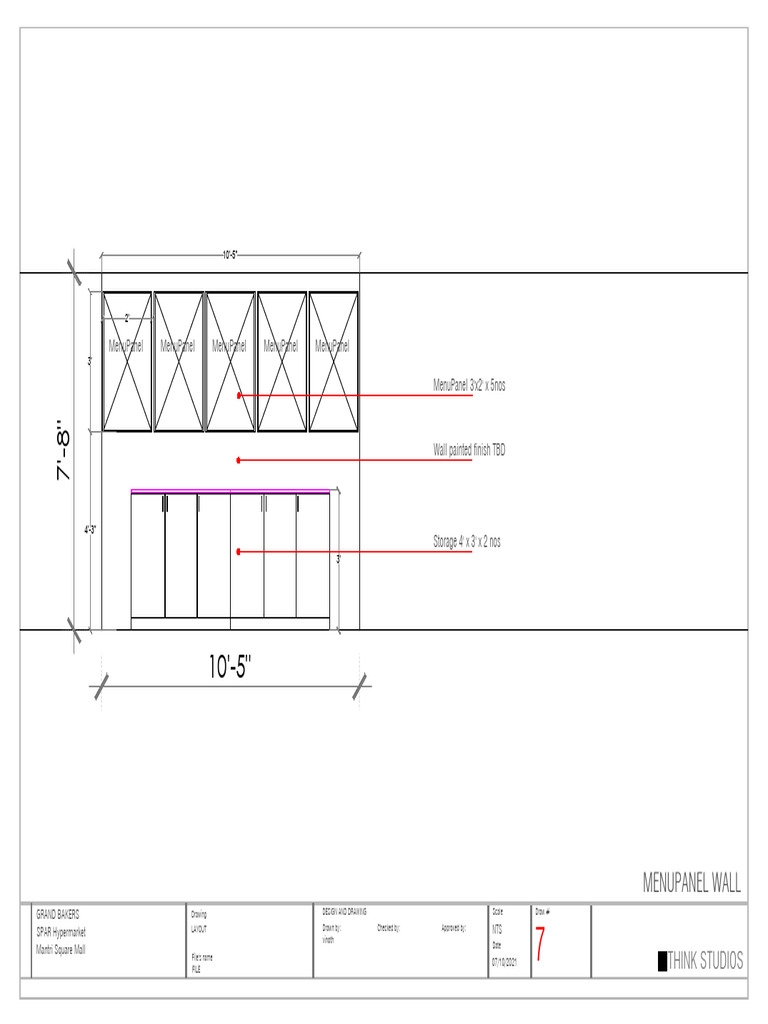 Menu Panel Layout Design for Spar Hypermarket | PDF