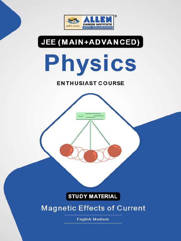 Magnetic Effects of Current and Magnetism-Theory | PDF
