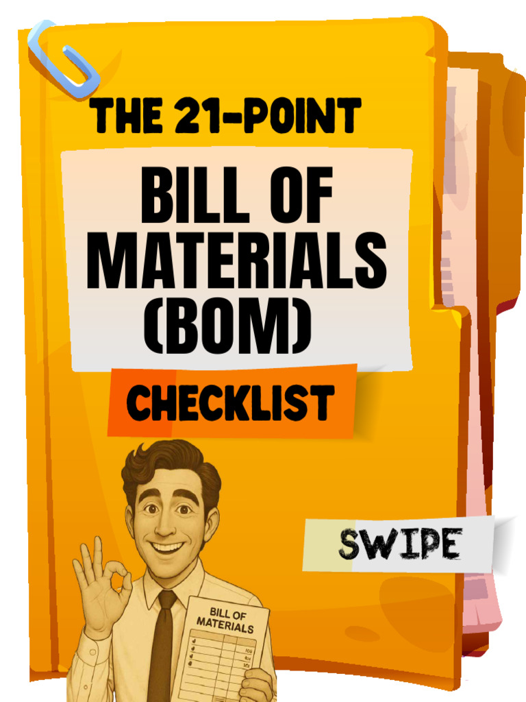 21-Point BOM Checklist Guide | PDF