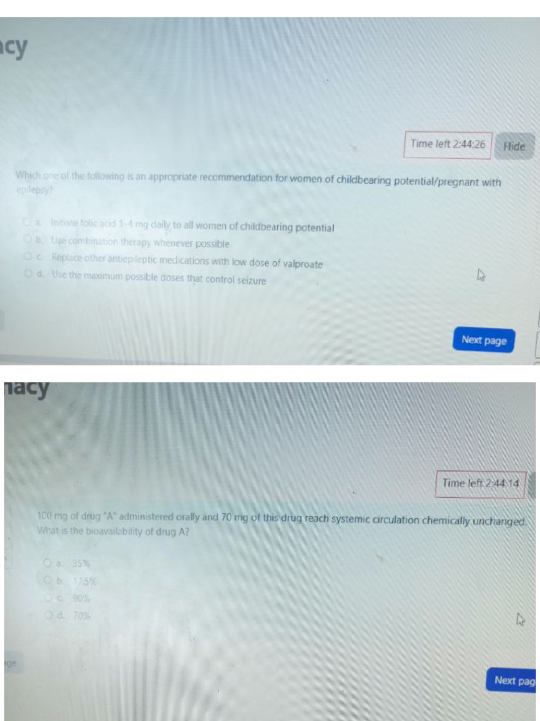 2017 Exit Exam | PDF
