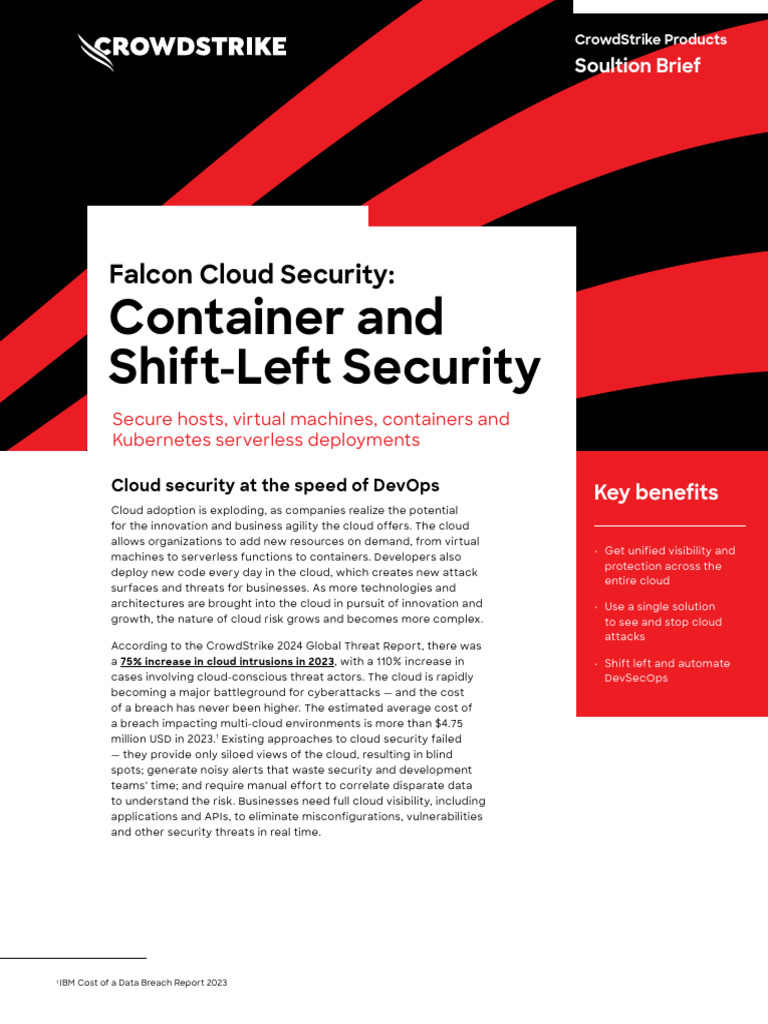 CrowdStrike Falcon Cloud Security Overview | PDF | Cloud Computing ...