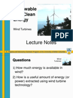 SU-Wind Turbines Lecture Notes